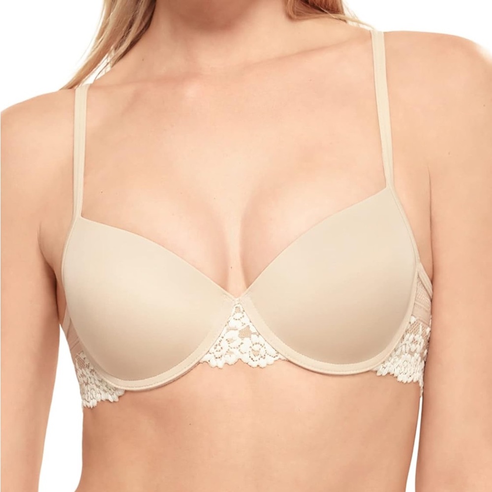 Wacoal Beige Balconette Lace Bra